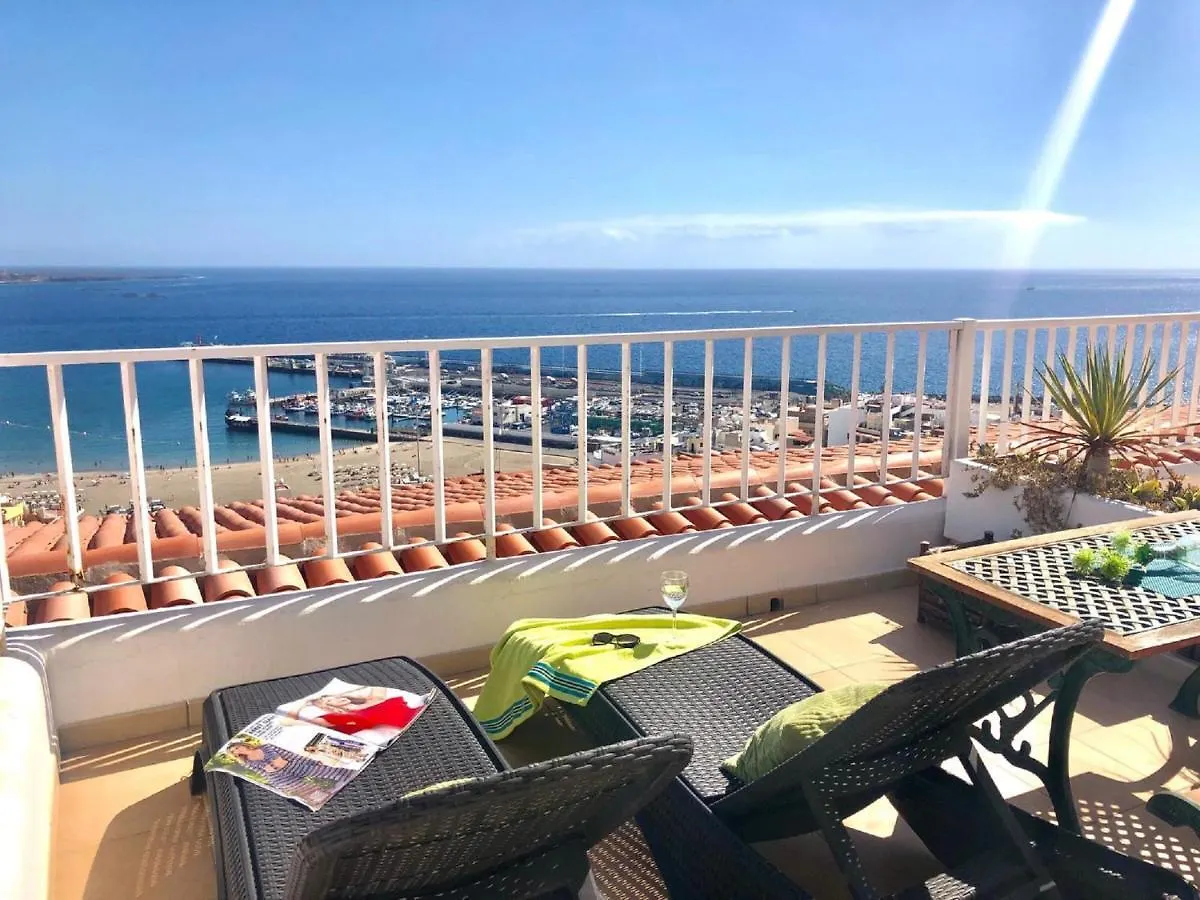 Amazing Sea Views In Cactus Blanco Apartment Los Cristianos  0*, Los Cristianos (Tenerife) Spain